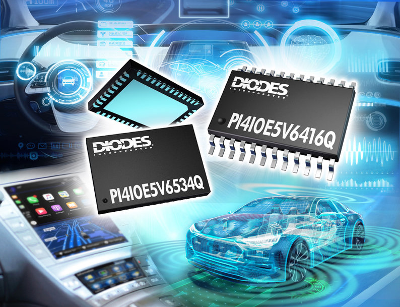 Industry-First, Automotive-Compliant Dual Power Rail I2C Bus GPIO Expanders from Diodes Incorporated Improve System Design and Flexibility